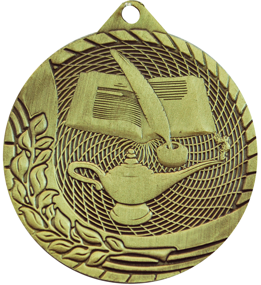 Gold Budget Lamp of Knowledge Medal