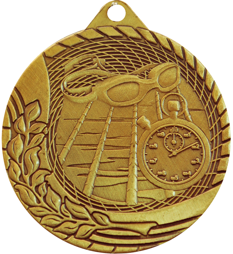 Bronze Budget Swimming Medal