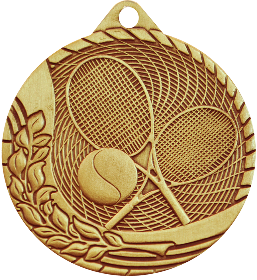 Bronze Budget Tennis Medal