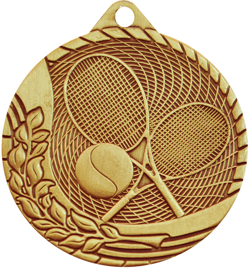 Bronze Budget Tennis Medal