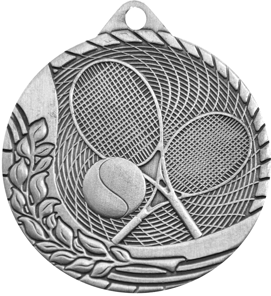 Silver Budget Tennis Medal