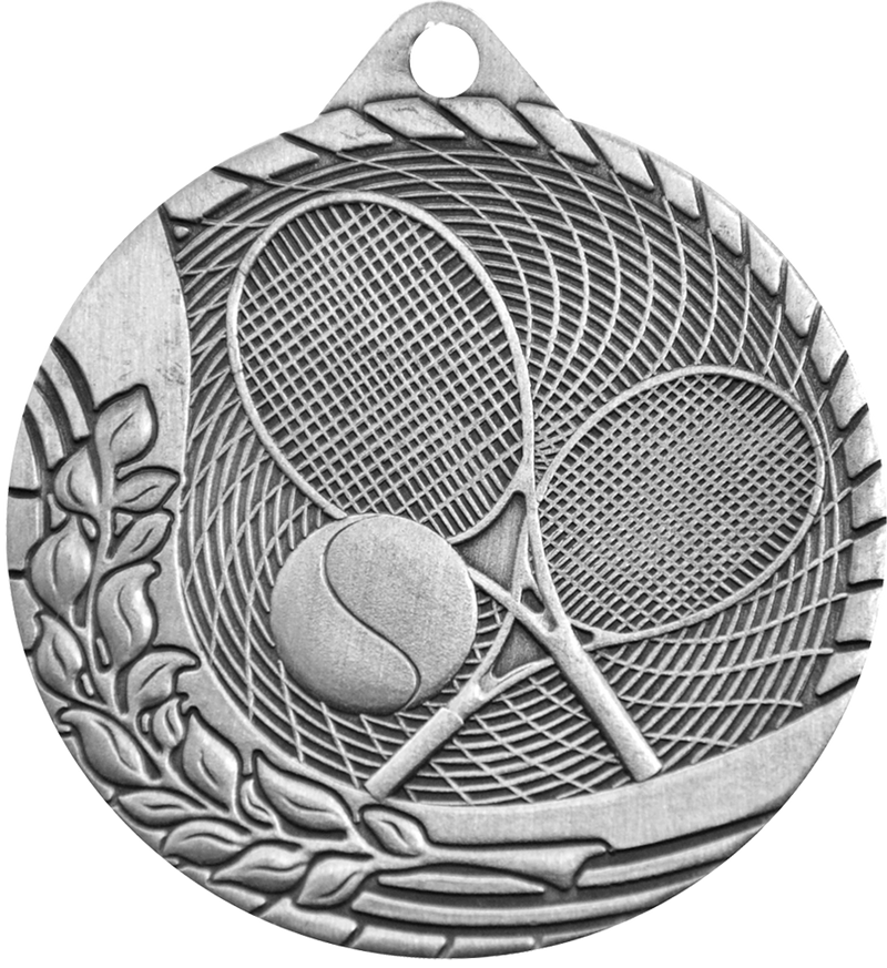 Silver Budget Tennis Medal
