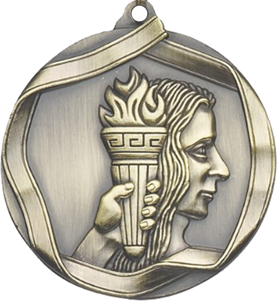 Gold Die Cast Achievement Medal