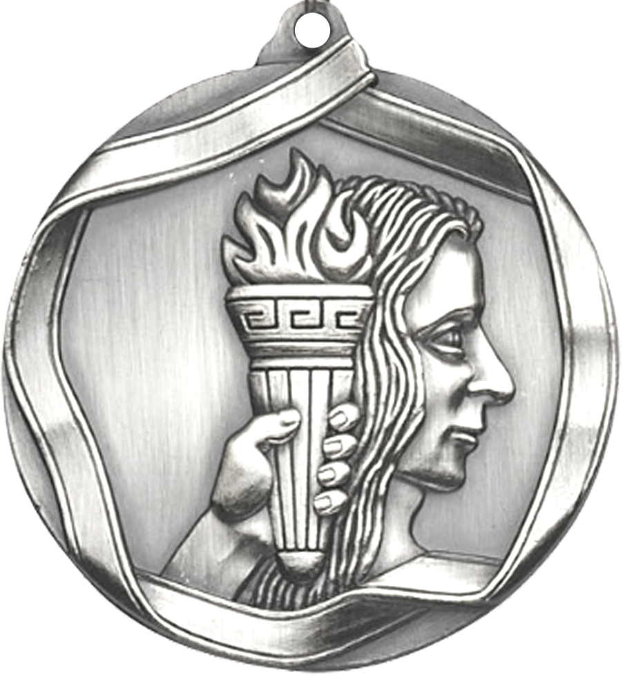 Silver Die Cast Achievement Medal
