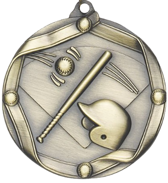 Die Cast Baseball Medal