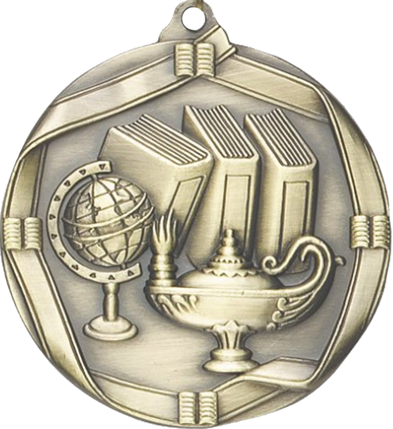 Gold Die Cast Knowledge Medal