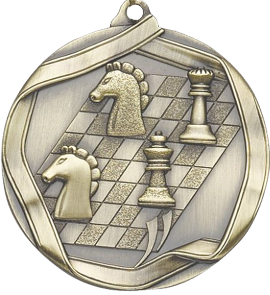 Die Cast Chess Medal