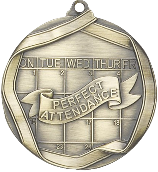Die Cast Attendance Medal