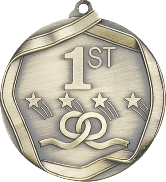 Die Cast 1st Place Medal