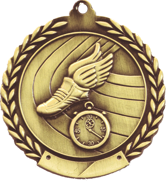Cheap Wreath Track Medal