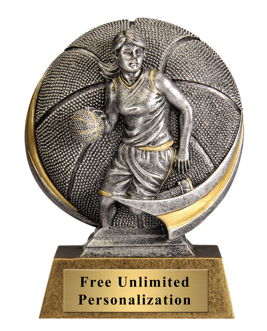 Girls Basketball Motion Extreme Trophy