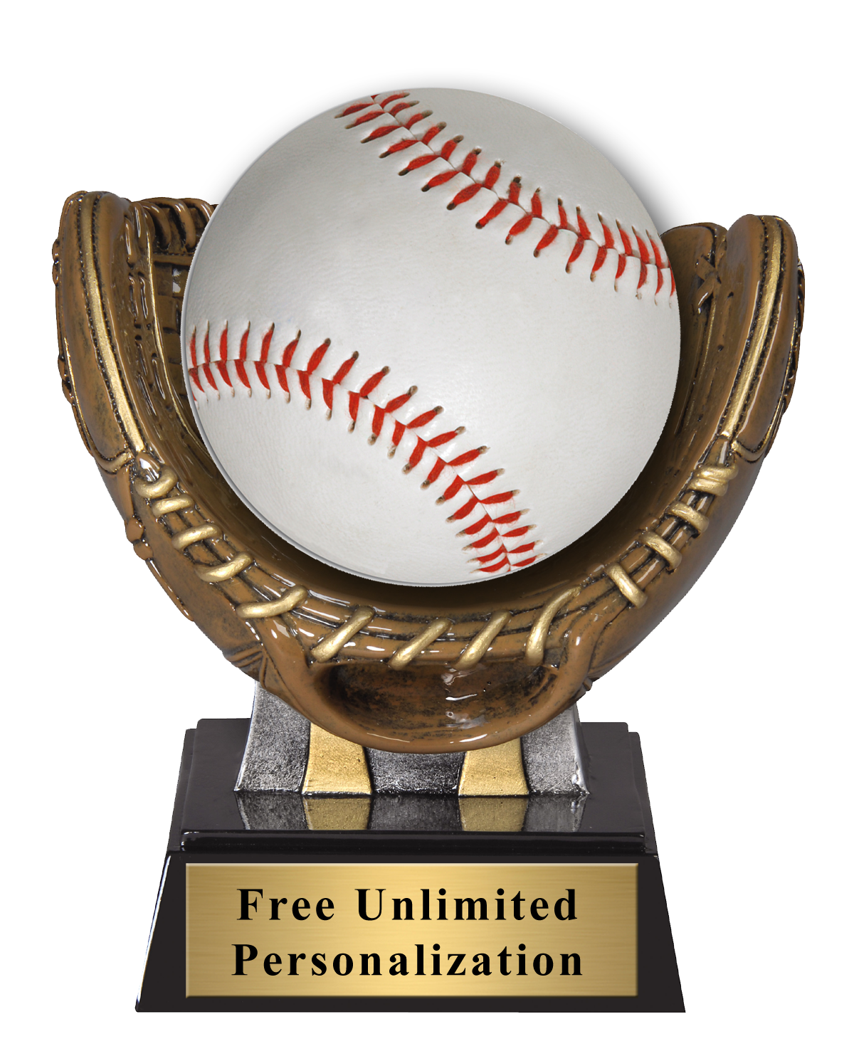 Baseball Glove Ball Holder Trophy