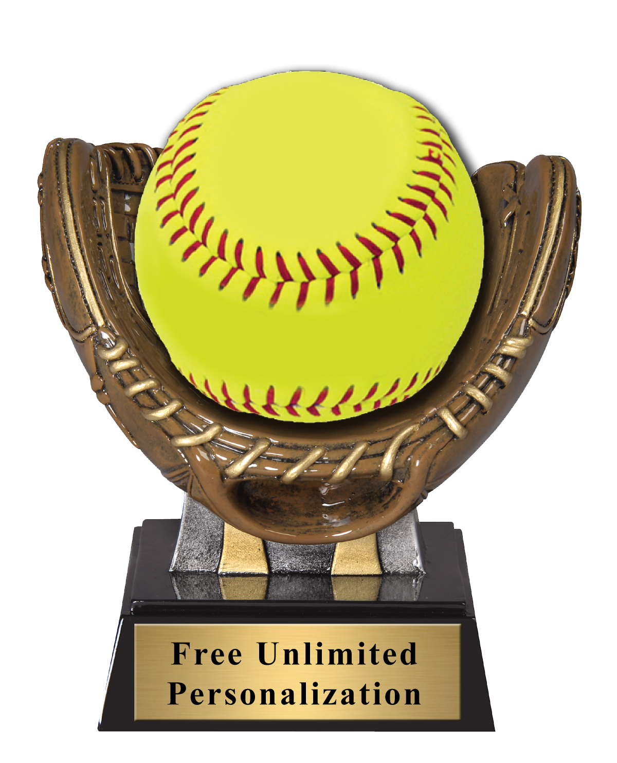 Softball Glove Ball Holder Trophy