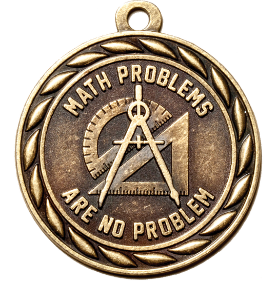 Scholastic Math Problems Medal