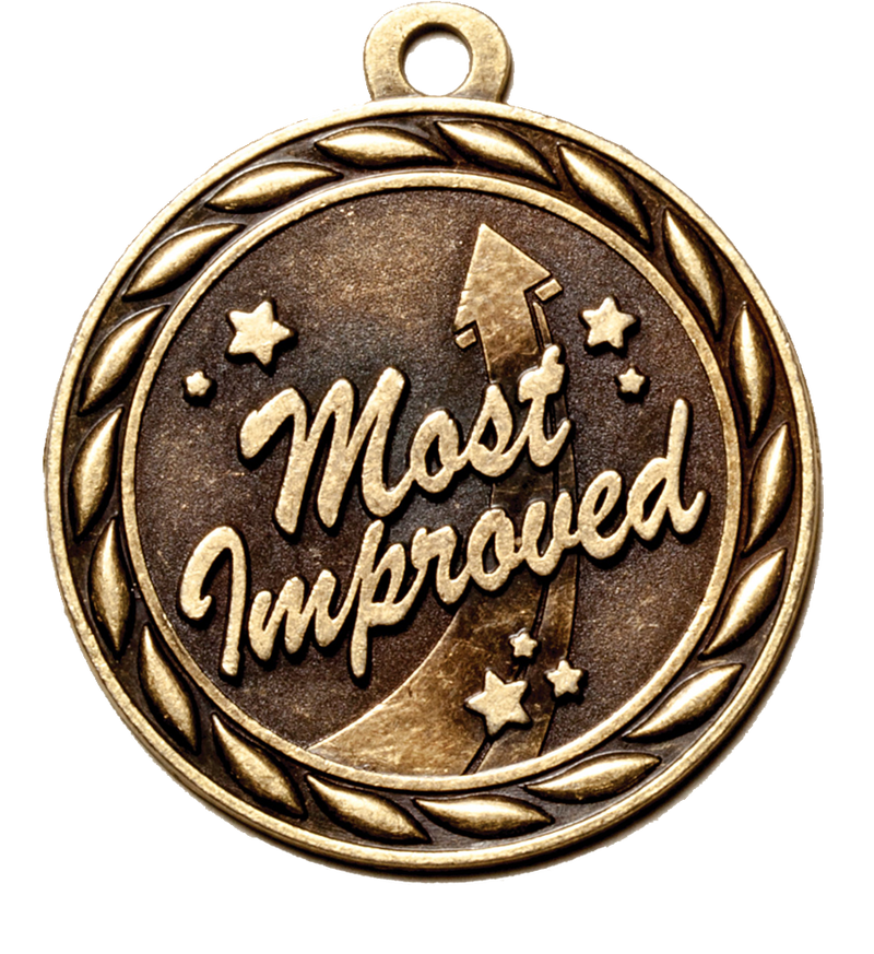 Gold Scholastic Most Improved Medal