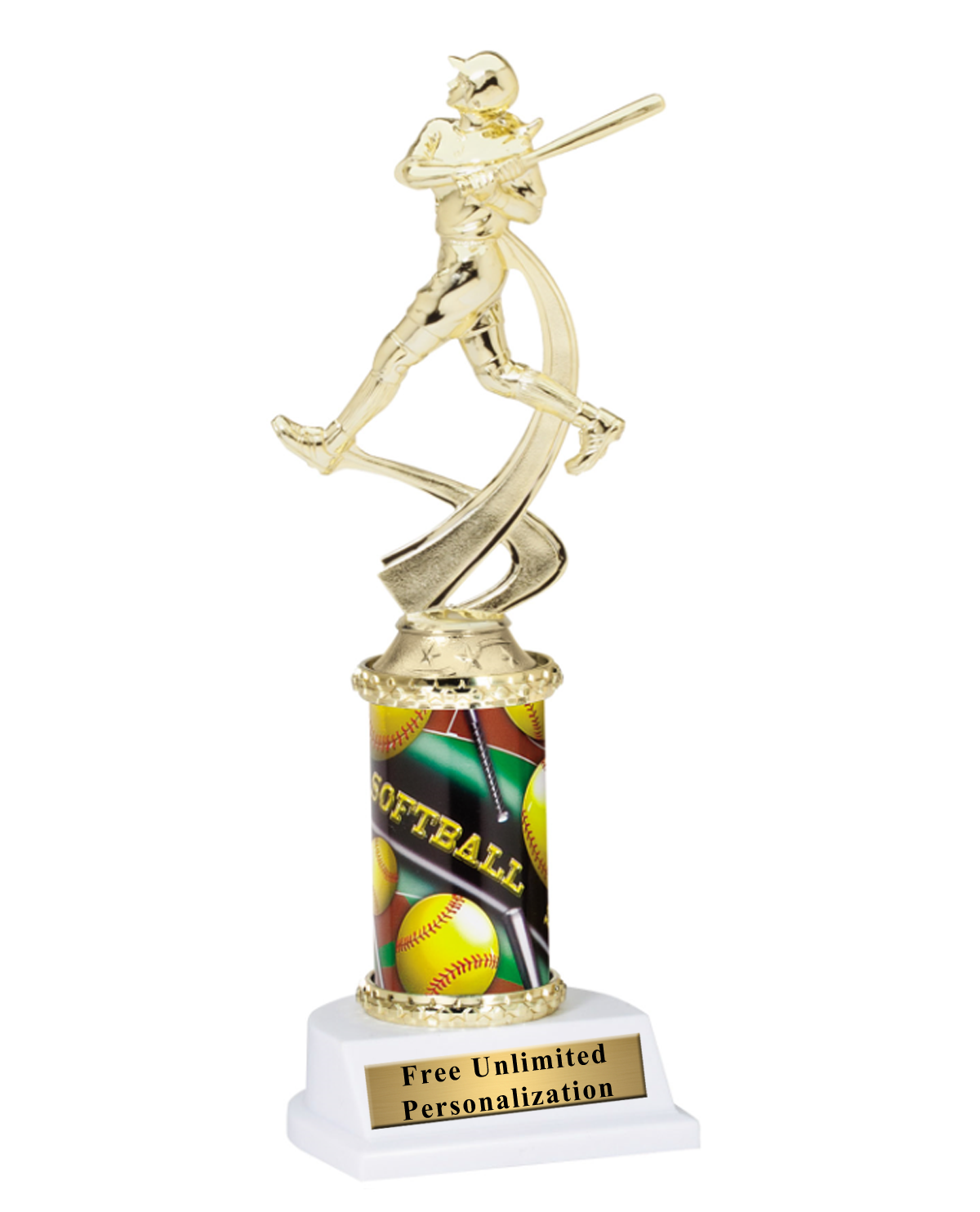 Motion Softball Column Trophy