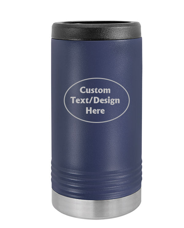 Navy Blue Custom Insulated SLIM Can Holder