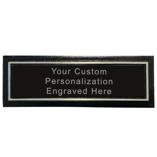 Silver Outdoor Bench Plaque