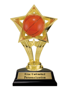 Open Star Basketball Trophy