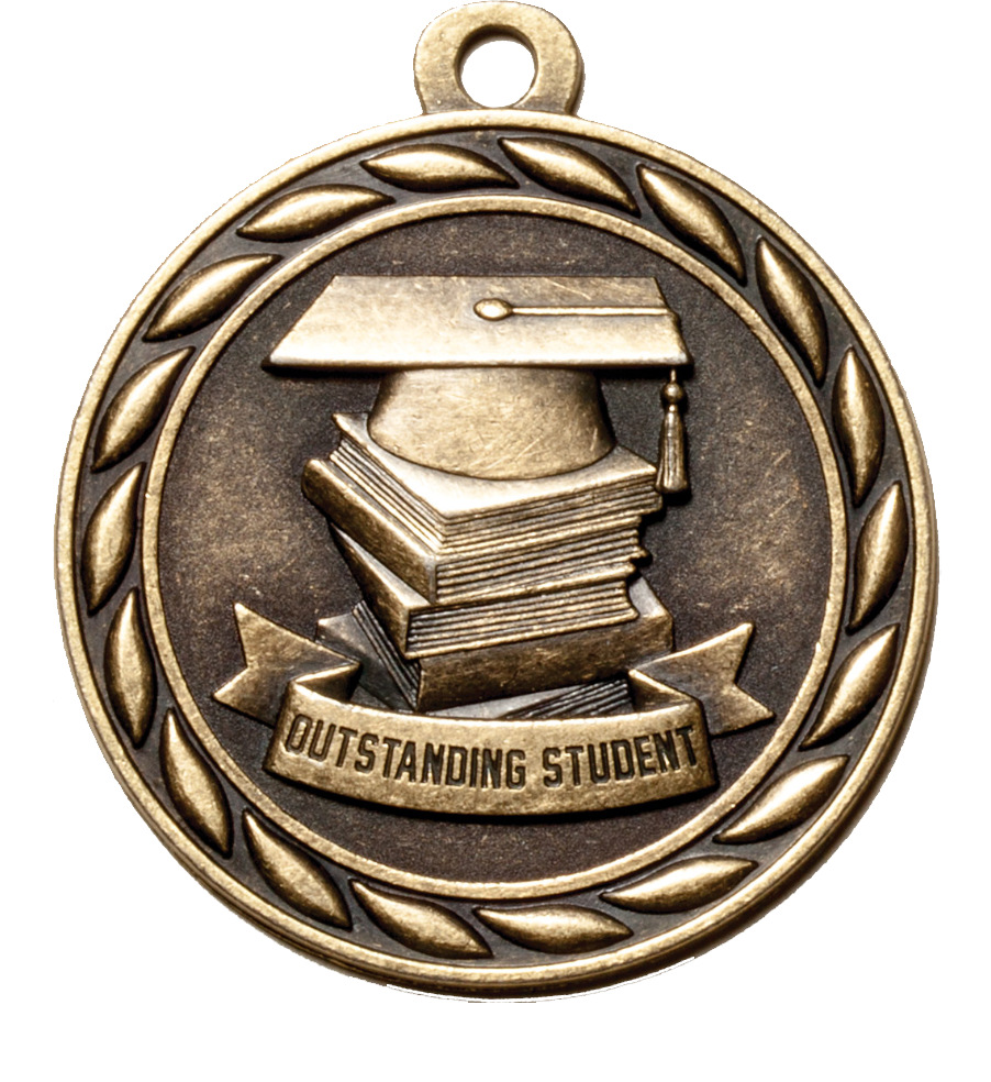 Gold Scholastic Outstanding Student Medal