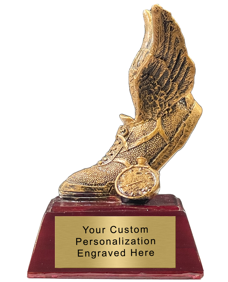  Winged Shoe Track Trophy Rich text editor