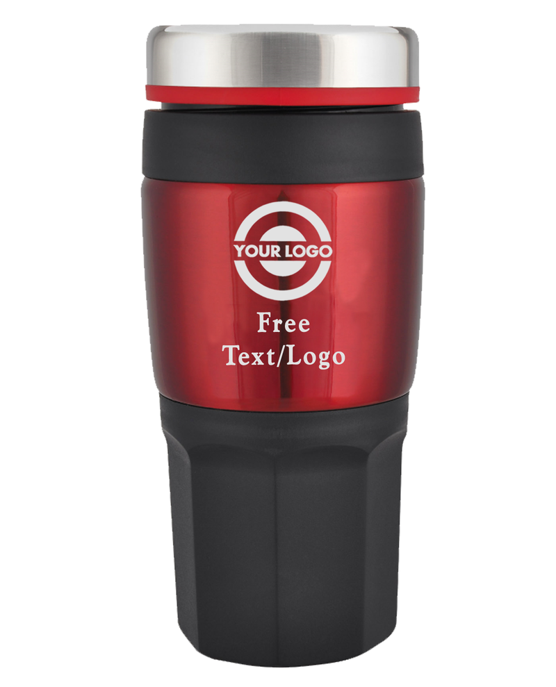 Red 16 oz Personalized Travel Tumbler