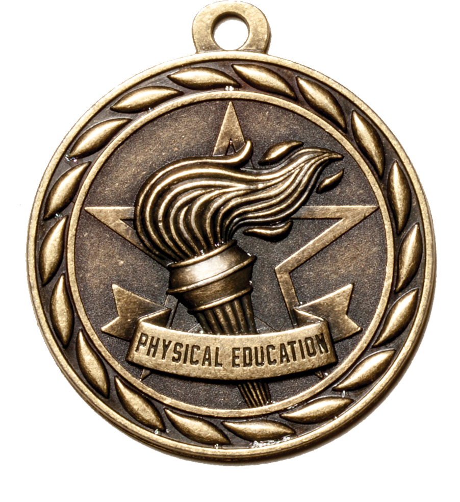 Gold Scholastic P.E. Medal