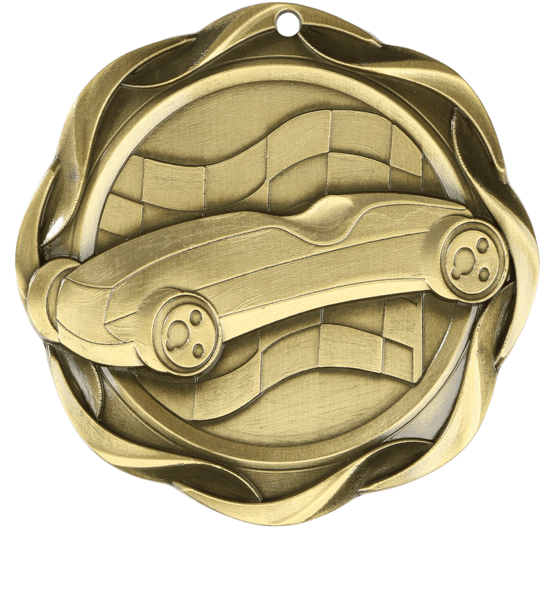Gold Fusion Pinewood Derby Medal