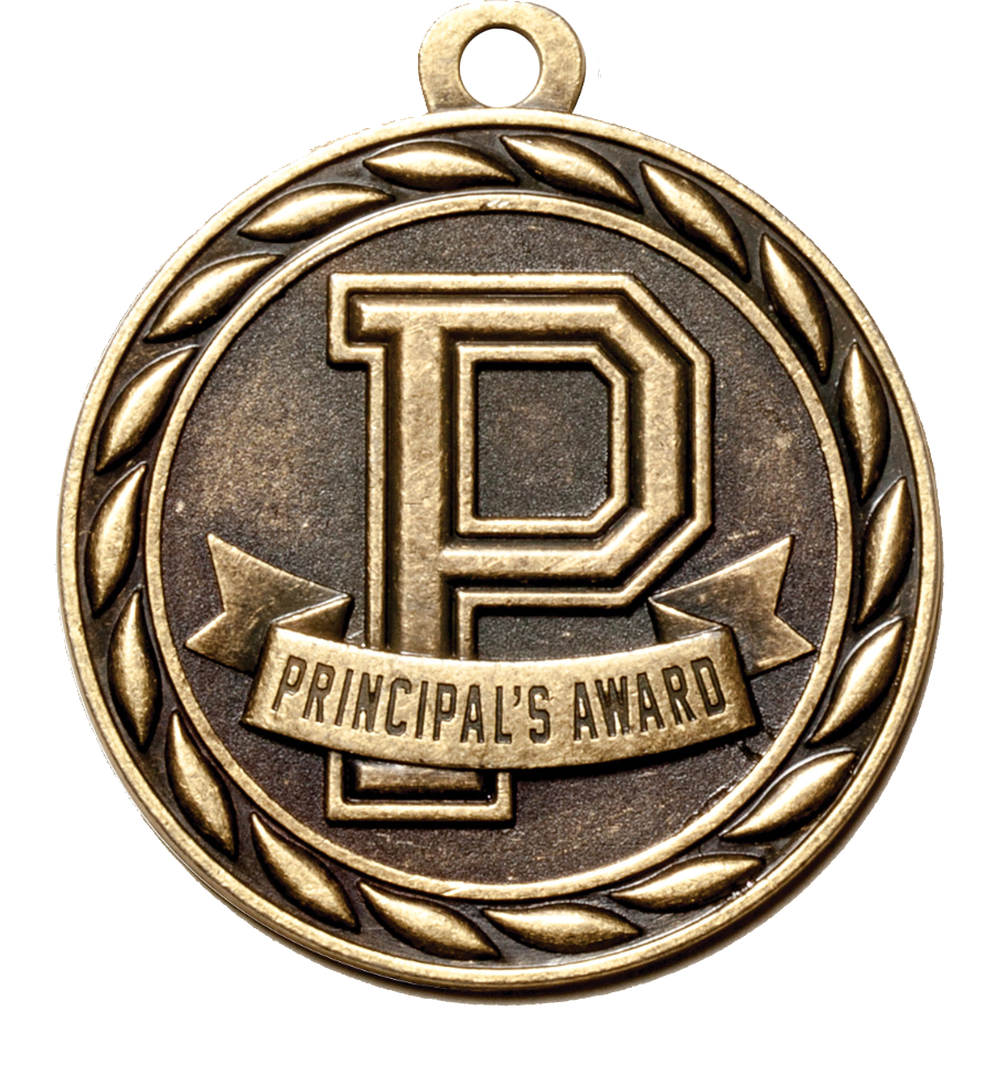 Gold Scholastic Principal's Award Medal