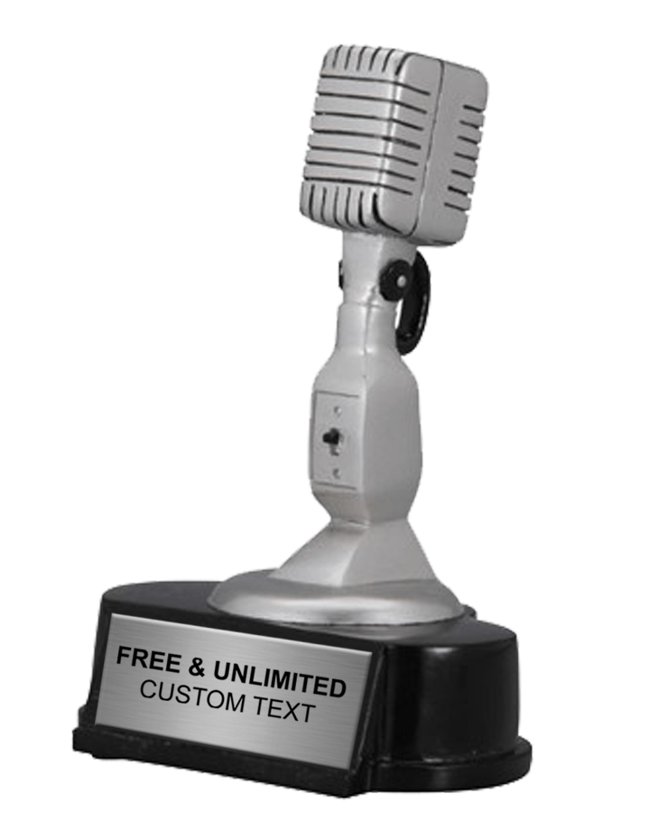 Vintage Microphone Trophy