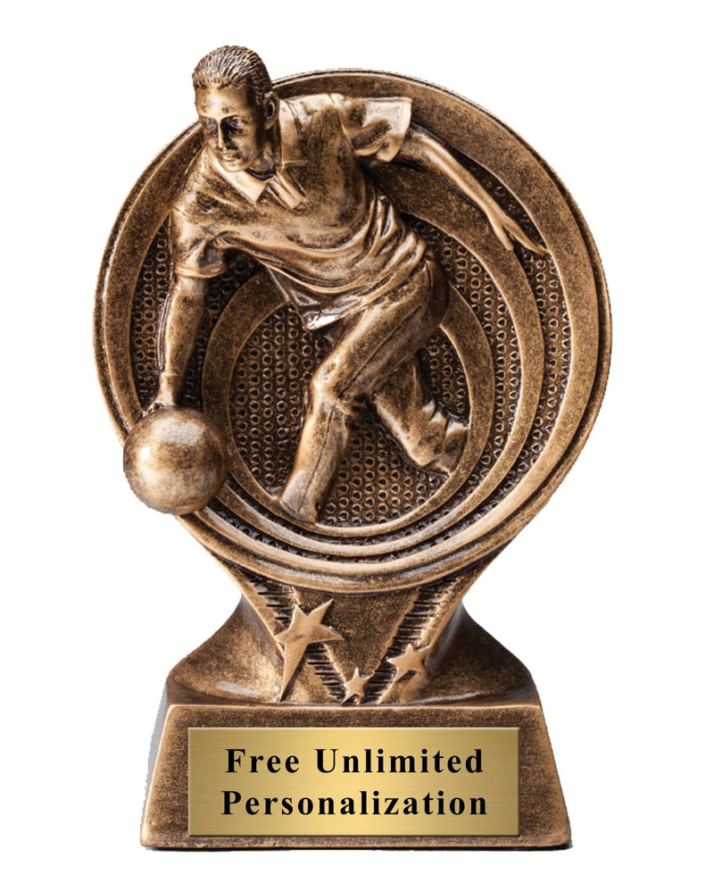 Saturn Bowling Male Trophy