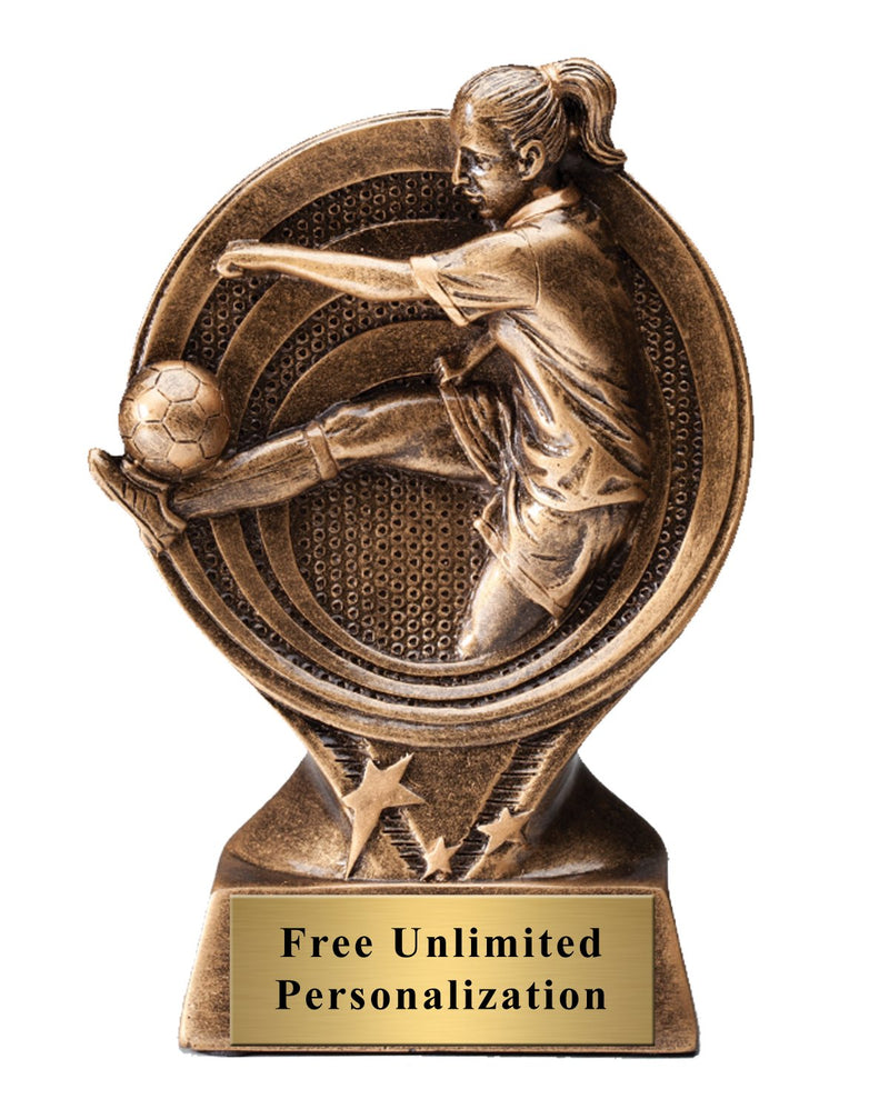 Saturn Soccer Female Trophy