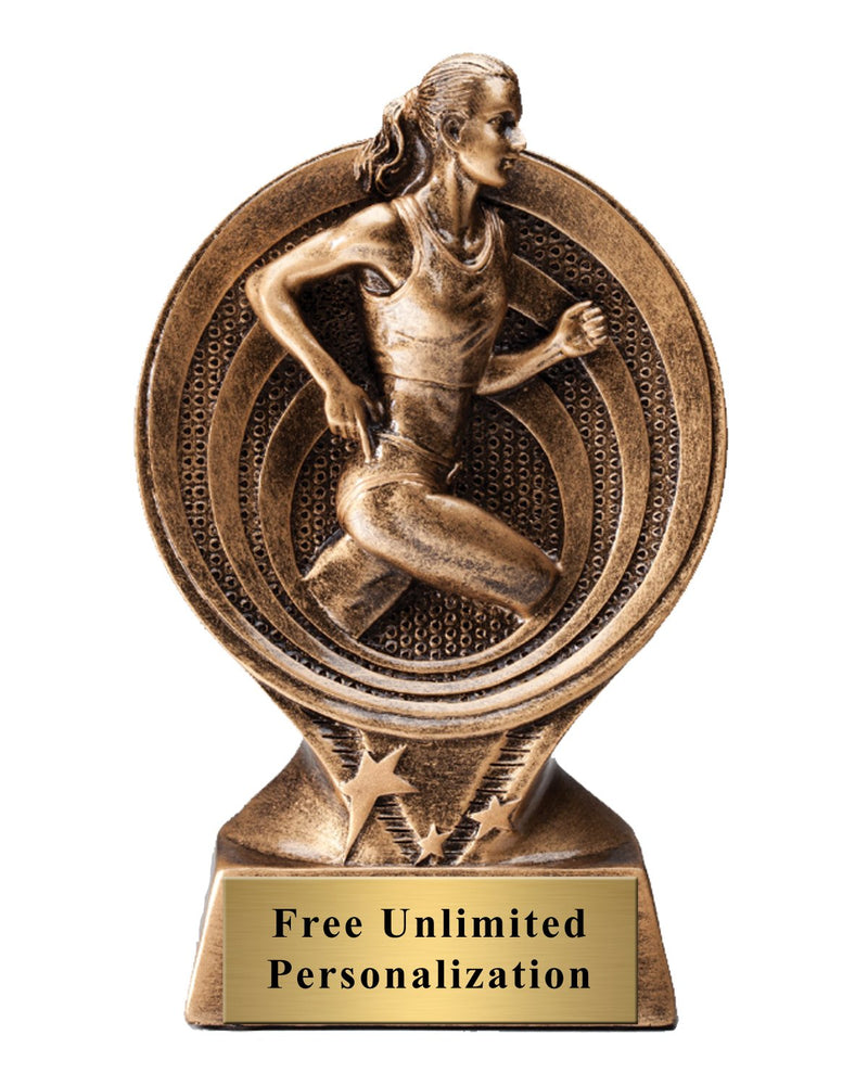 Saturn Track Female Trophy
