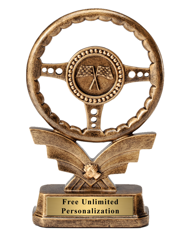 Steering Wheel Racing Trophy