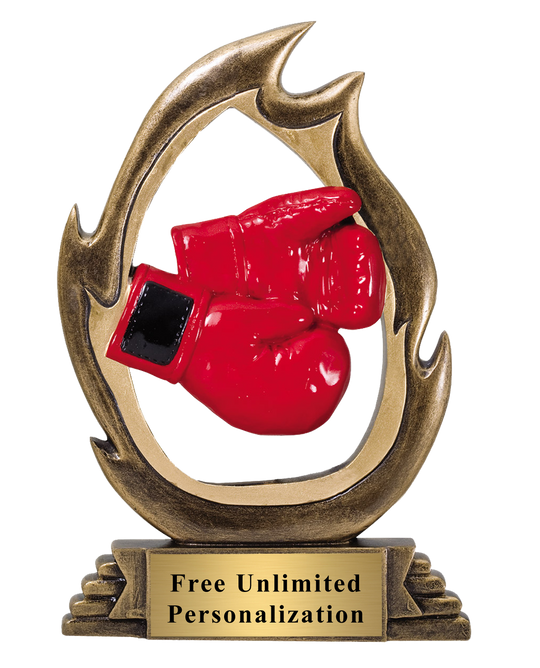 Flame Boxing Trophy