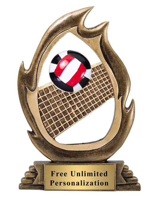 Flame Volleyball Trophy
