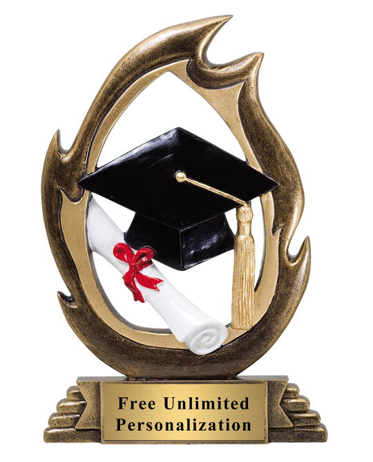 Flame Graduation Trophy