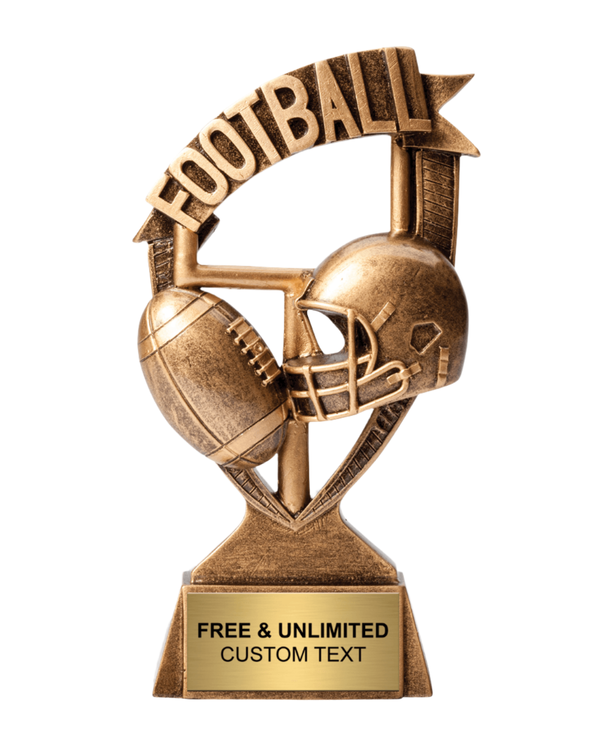 Football Ribbon Banner Trophy