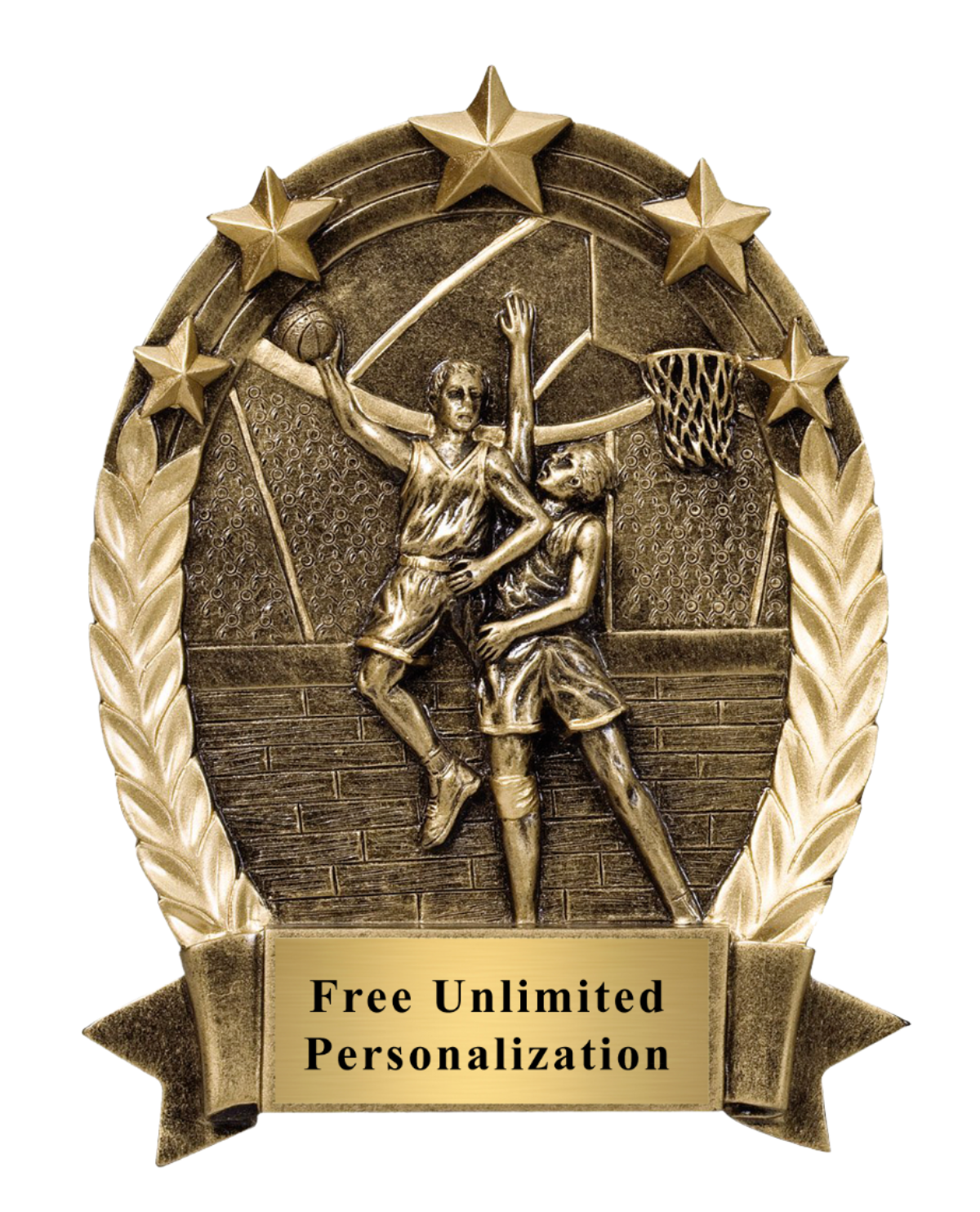 Five Star Oval Basketball Award - Male