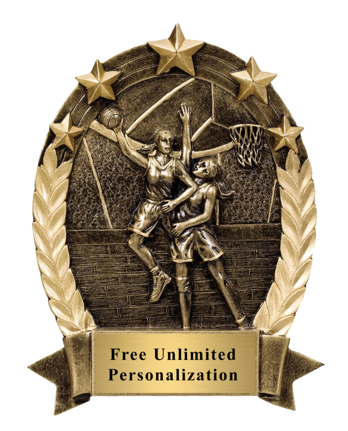 Five Star Oval Basketball Award - Female