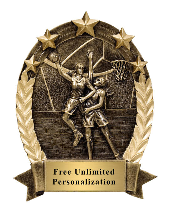 Five Star Oval Girls Basketball Award