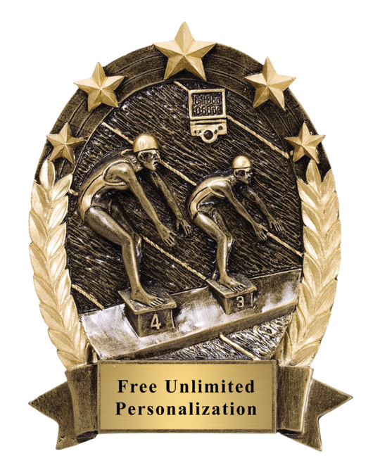 Five Star Oval Swimming Award - Female