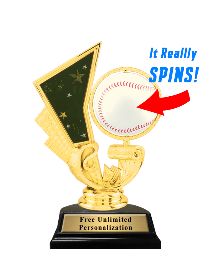 Spinner Baseball Trophy