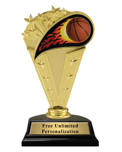 Victory Flame Basketball Trophy RP89