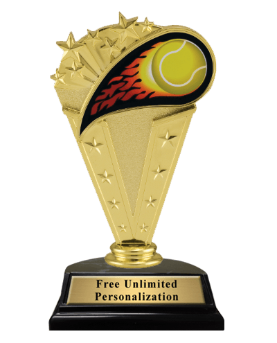 Victory Flame Tennis Trophy
