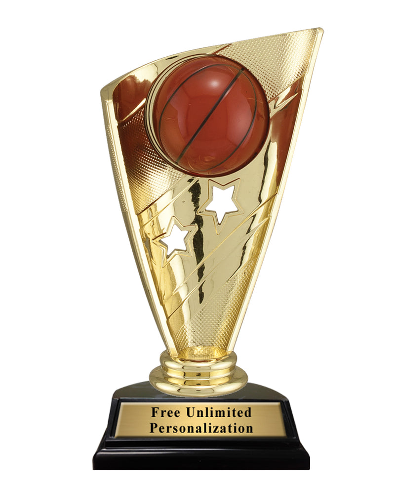 Star Banner Basketball Trophy