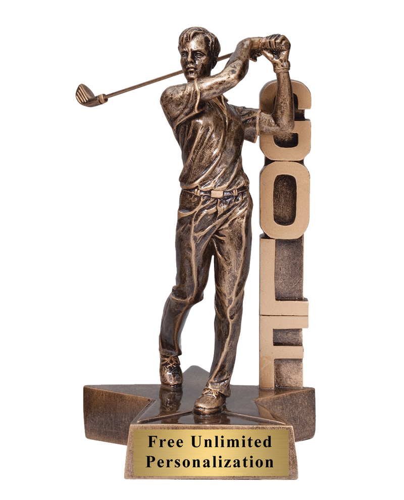 Billboard Golf Trophy - Male