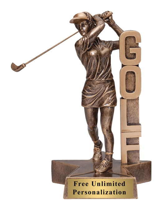 Billboard Golf Trophy - Female