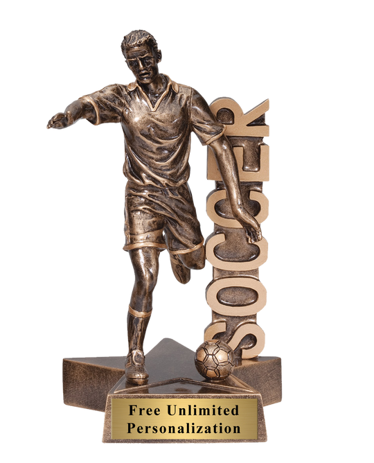 Billboard Soccer Trophy - Male