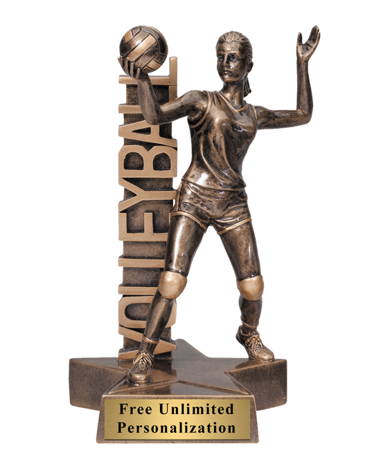 Billboard Female Volleyball Trophy